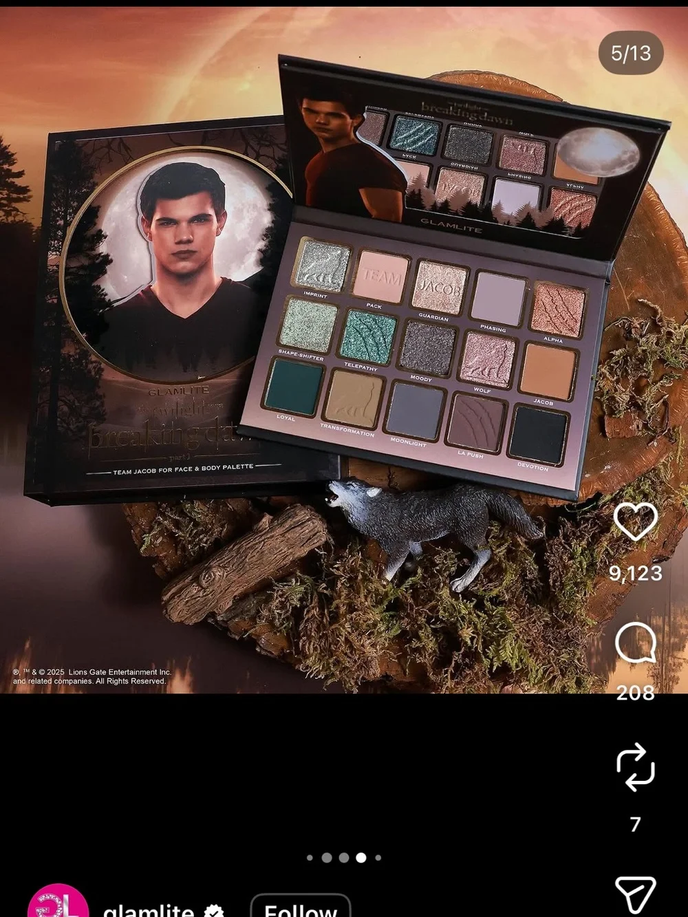 Breaking Dawn Part 1 Makeup Collection glamlite new never used amazing!!!